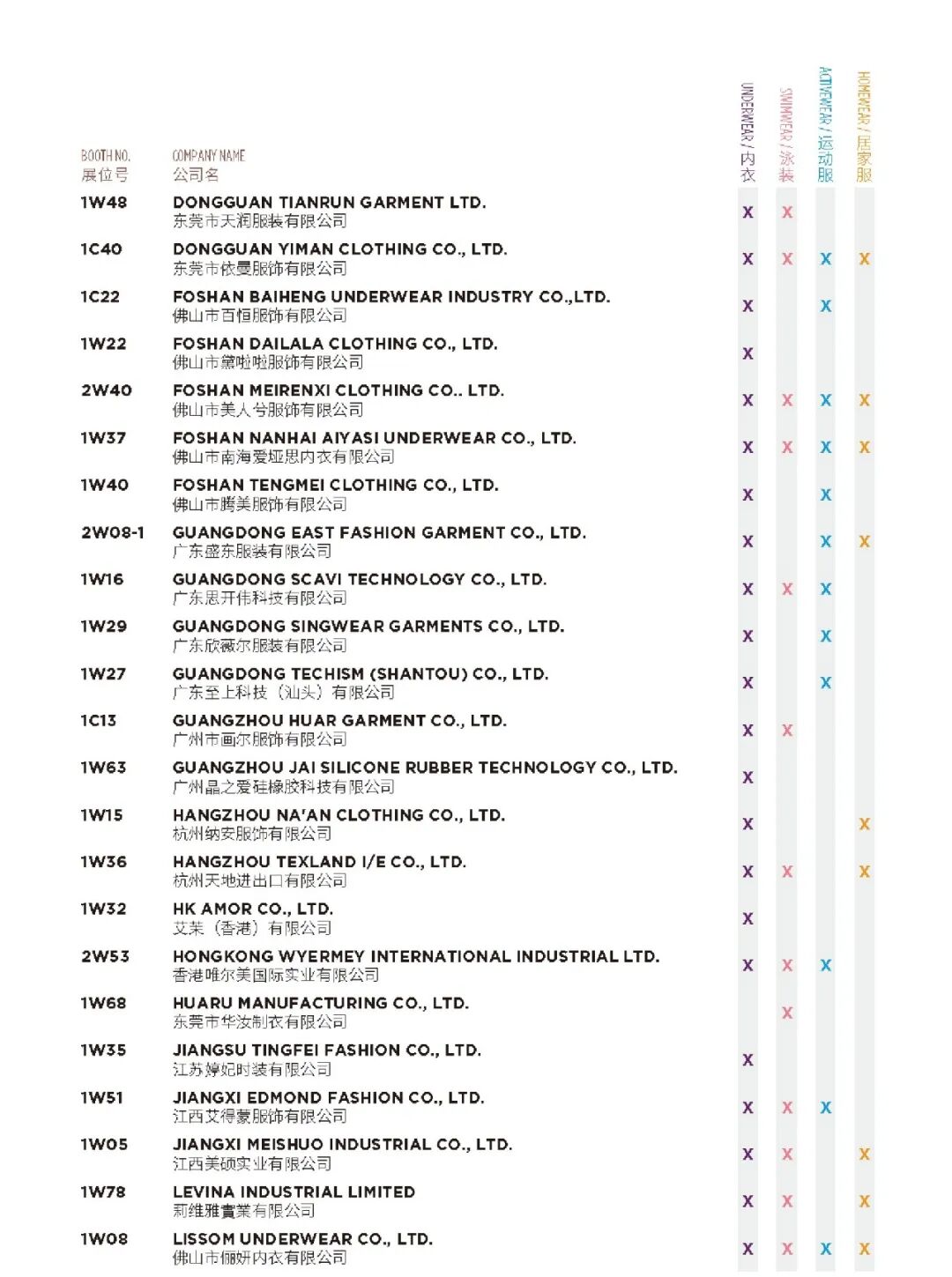 interfiliere Shanghai上海國際貼身時尚原輔料展 interfiliere Shanghai上海國際貼身時尚原輔料展